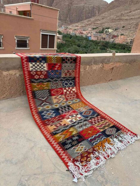 Handmade Kharita Ouaghrda Taznakht Rug