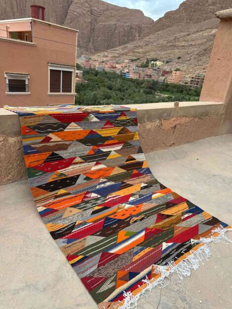 Handwoven Kharita Akhnif Rug